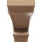 Ekena Millwork 5"W x 30"D x 10"H Thin Diane Rough Cedar Woodgrain TimberThane Corbel, Primed Tan CORUR05X30X10DIARCPR - alternate 4